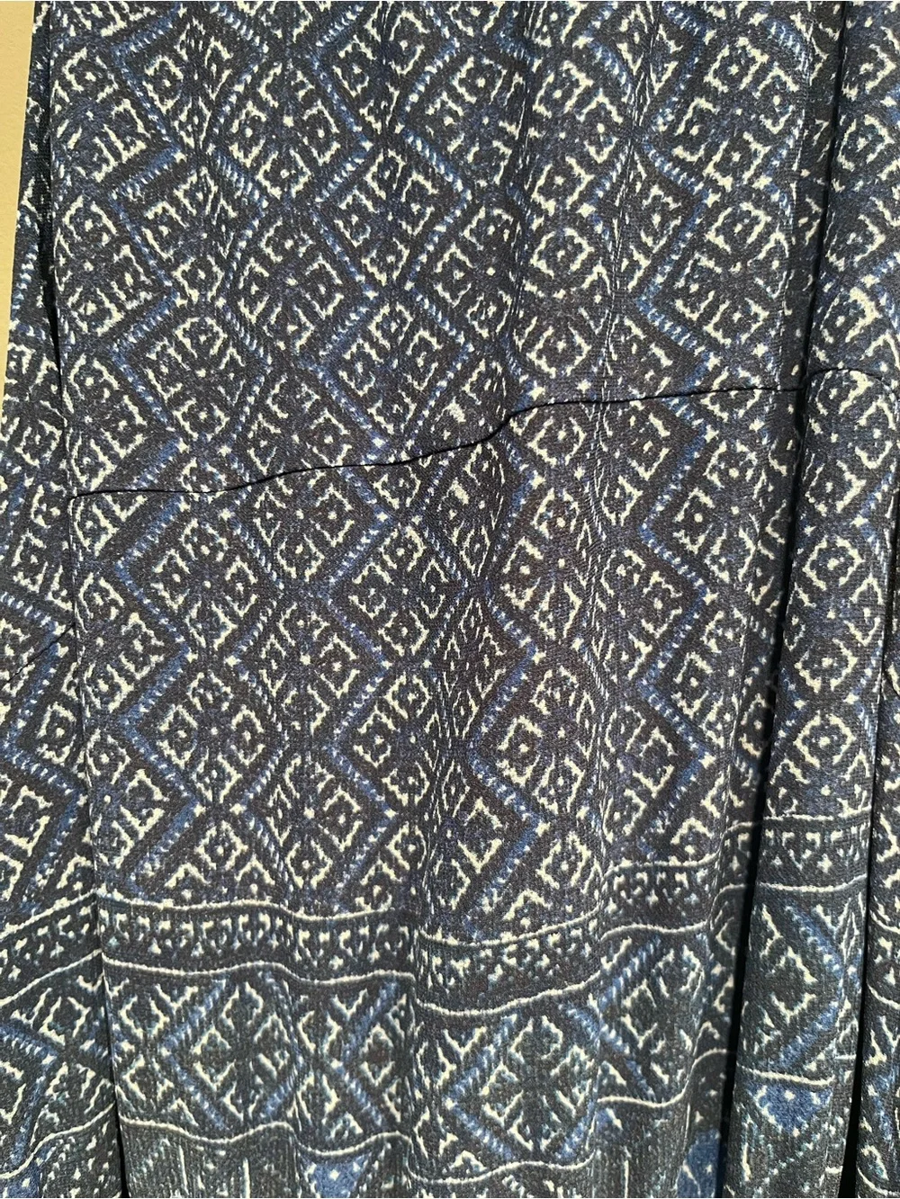 Michael Kors Blue Printed Sleeveless Jumpsuit with Chain Straps